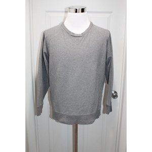Mack Weldon Ace Crew Neck Sweatshirt Gray Grey Cotton Stretch Mens Size XL